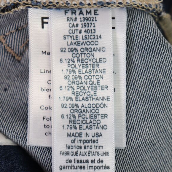 EC Frame Denim Le Skinny de Jeanne Crop Jeans size 25 - Picture 6 of 6